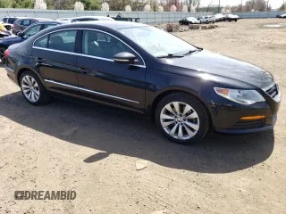 2012 Volkswagen CC Sport PZEV with VIN WVWMP7ANXCE549678, listed as a Copart auction lot 50047574 with 90,333 mi miles and Salvage Title. Bid and sale history available at carsss.com. Image 4.