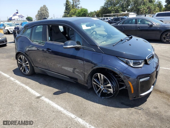 2019 BMW i3 s with VIN WBY8P8C57K7D37510, listed as a Copart auction lot 60953414 with 0 mi miles and Salvage Title. Bid and sale history available at carsss.com. Image 4.