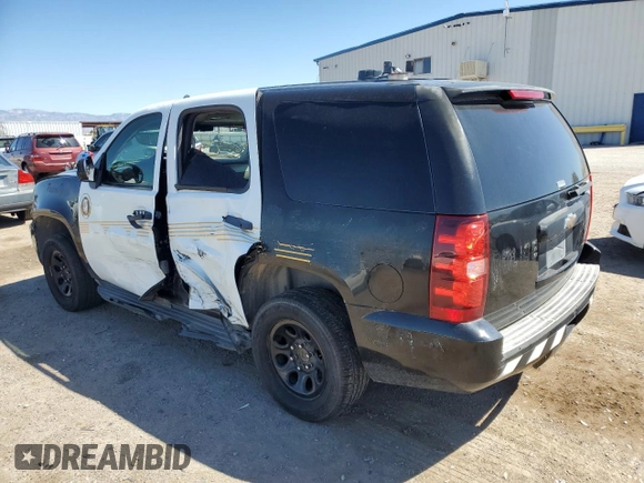 2011 Chevrolet Tahoe Commercial with VIN 1GNLC2E02BR224627, listed as a Copart auction lot 50222855 with 167,553 mi miles and Salvage title. Bid and sale history available at DreamBid. Image 2.