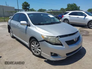 2010 Toyota Corolla with VIN 2T1BU4EE8AC488520, listed as a IAAI auction lot 42008146 with 182,354 mi miles. Bid and sale history available at carsss.com. Image 1.