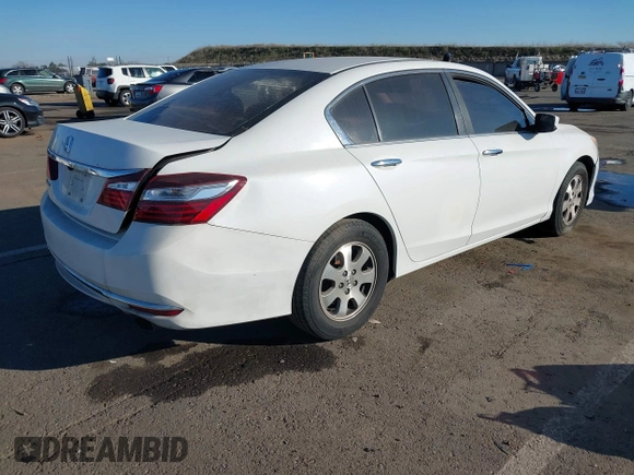 2017 Honda Accord Sedan LX with VIN 1HGCR2F3XHA217420, listed as a IAAI auction lot 41347762 with Not Provided miles. Bid and sale history available at carsss.com. Image 4.