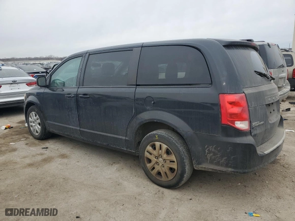 2018 Dodge Grand Caravan SE with VIN 2C4RDGBGXJR137257, listed as a Copart auction lot 44750595 with 128,236 mi miles and Salvage Title. Bid and sale history available at carsss.com. Image 2.