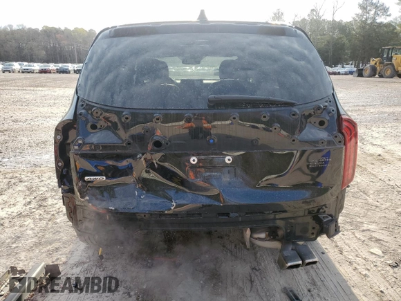 2022 Kia Telluride SX with VIN 5XYP5DHC9NG219577, listed as a Copart auction lot 50753995 with 53,699 mi miles and Salvage Title. Bid and sale history available at DreamBid. Image 6.