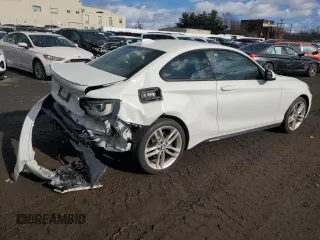2015 BMW 2 Series 228i xDrive with VIN WBA1F7C58FV367269, listed as a Copart auction lot 87902715 with 67,151 mi miles and Salvage Title. Bid and sale history available at carsss.com. Image 3.