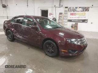 2011 Ford Fusion SE with VIN 3FAHP0HA0BR100216, listed as a IAAI auction lot 41655555 with 55,002 mi miles. Bid and sale history available at carsss.com. Image 1.