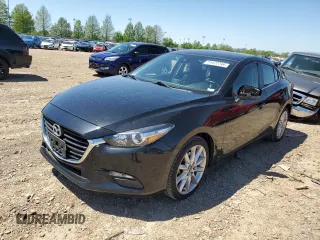 2017 Mazda 3 Touring with VIN JM1BN1V7XH1111943, listed as a Copart auction lot 51472744 with 121,100 mi miles and Salvage Title. Bid and sale history available at DreamBid. Image 1.
