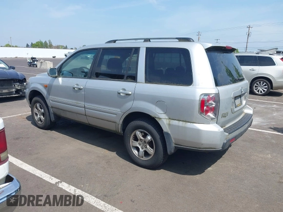 2006 Honda Pilot EX with VIN 2HKYF18446H000383, listed as a IAAI auction lot 42129875 with 206,723 mi miles and . Bid and sale history available at DreamBid. Image 3.
