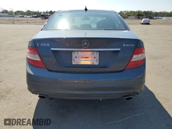 2010 Mercedes-Benz C 300 Sport with VIN WDDGF8BB7AR110511, listed as a Copart auction lot 54384285 with Not Provided miles and Salvage Title. Bid and sale history available at carsss.com. Image 6.