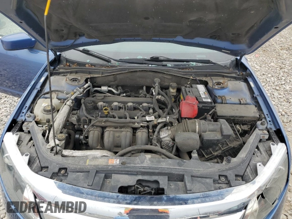 2010 Ford Fusion SE with VIN 3FAHP0HAXAR267083, listed as a Copart auction lot 52255395 with 0 mi miles and Salvage Title. Bid and sale history available at carsss.com. Image 11.
