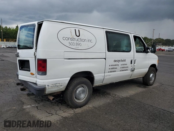 2007 Ford Econoline Cargo Commercial with VIN 1FTNE24LX7DA06575, listed as a Copart auction lot 68727304 with 187,344 mi miles and Salvage title. Bid and sale history available at DreamBid. Image 3.