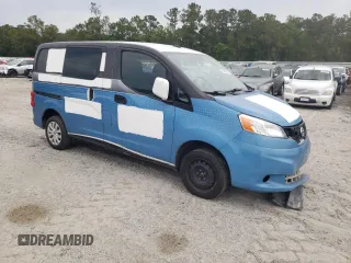 2020 Nissan NV200 SV with VIN 3N6CM0KN6LK695766, listed as a Copart auction lot 53389365 with Not provided miles and Salvage title. Bid and sale history available at DreamBid. Image 4.