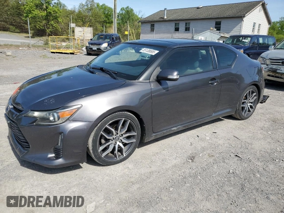 2015 Scion tC with VIN JTKJF5C76FJ007698, listed as a Copart auction lot 55138695 with 171,815 mi miles and Salvage Title. Bid and sale history available at carsss.com. Image 1.