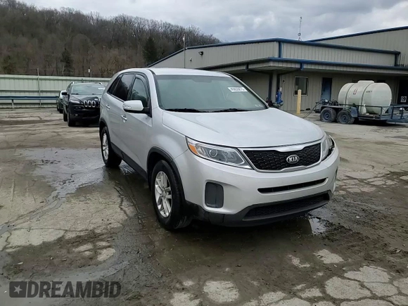2015 Kia Sorento LX with VIN 5XYKT3A6XFG601732, listed as a Copart auction lot 49853875 with 108,466 mi miles and Salvage Title. Bid and sale history available at DreamBid. Image 14.
