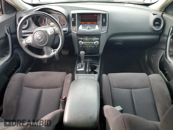 2010 Nissan Maxima SV with VIN 1N4AA5AP8AC865539, listed as a Copart auction lot 55561305 with 83,285 mi miles and Salvage title. Bid and sale history available at DreamBid. Image 8.