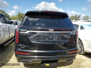 2021 Cadillac XT6 Sport with VIN 1GYKPGRS4MZ108084, listed as a Copart auction lot 75632384 with 0 mi miles and Salvage Title. Bid and sale history available at carsss.com. Image 6.
