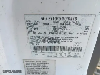 2007 Ford Escape XLS with VIN 1FMYU02Z27KB18032, listed as a IAAI auction lot 42047295 with 163,348 mi miles. Bid and sale history available at carsss.com. Image 9.