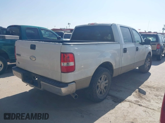 2008 Ford F-150 XL with VIN 1FTRW12W68FB28653, listed as a IAAI auction lot 41786180 with 265,640 mi miles. Bid and sale history available at carsss.com. Image 4.