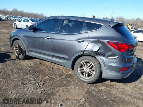 2017 Hyundai Santa Fe 2.4L with VIN 5XYZTDLB0HG453575, listed as a IAAI auction lot 41036334 with 114,031 mi miles and . Bid and sale history available at DreamBid. Image 3.