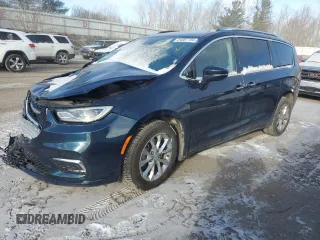 2021 Chrysler Pacifica Touring L z VIN 2C4RC3BG5MR554690, wystawiony jako Copart lot #84087784 z przebiegiem 55 323 mil mil oraz Szkoda całkowita • Salvage title. Historia ofert i sprzedaży dostępna na DreamBid. Obrazek 1.