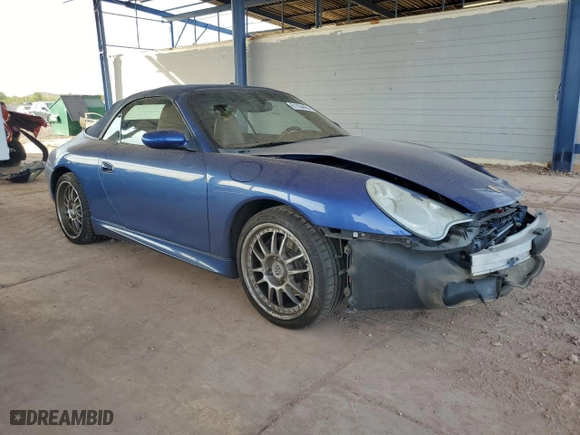 2003 Porsche 911 Carrera with VIN WP0CA29933S650876, listed as a Copart auction lot 81954484 with 120,966 mi miles and Salvage Title. Bid and sale history available at carsss.com. Image 4.