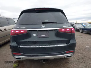 2025 Mercedes-Benz GLS 450 with VIN 4JGFF5KE4SB333111, listed as a IAAI auction lot 41955453 with 1,985 mi miles and . Bid and sale history available at DreamBid. Image 16.