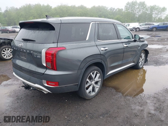 2022 Hyundai Palisade SEL with VIN KM8R4DHE3NU377999, listed as a IAAI auction lot 42258833 with 41,216 mi miles and . Bid and sale history available at DreamBid. Image 4.