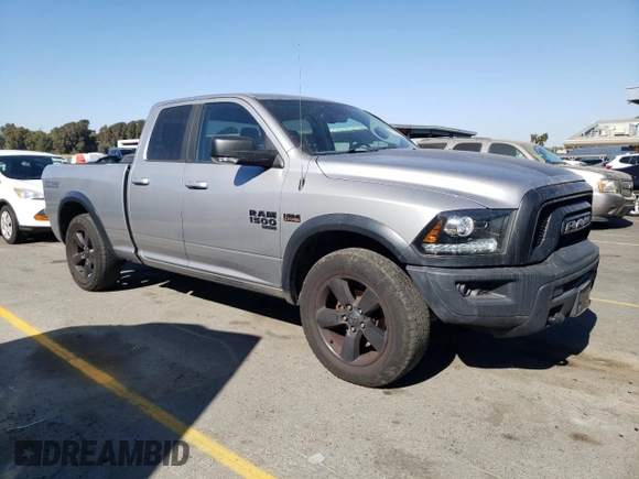 2019 Ram 1500 Classic Warlock with VIN 1C6RR6GT5KS694778, listed as a Copart auction lot 72780624 with 166,119 mi miles and Salvage Title. Bid and sale history available at carsss.com. Image 4.