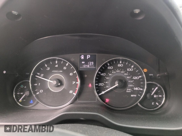 2012 Subaru Legacy 2.5i Premium with VIN 4S3BMCH66C3022420, listed as a Copart auction lot 51821145 with 134,871 mi miles and Salvage Title. Bid and sale history available at carsss.com. Image 9.