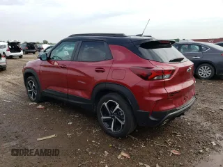 2021 Chevrolet TrailBlazer RS with VIN KL79MUSL7MB008713, listed as a Copart auction lot 68865353 with 12,847 mi miles. Bid and sale history available at carsss.com. Image 2.