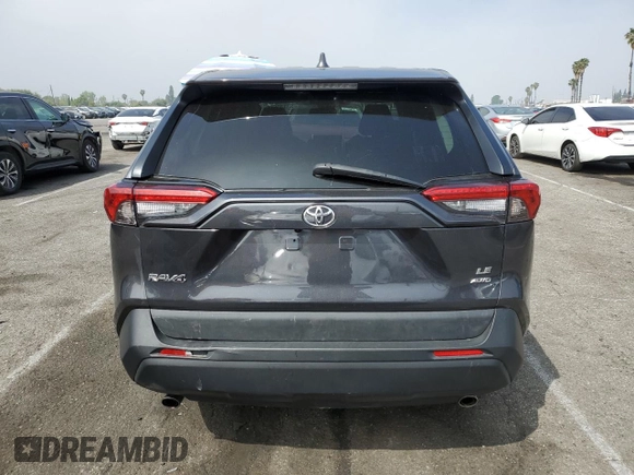 2023 Toyota RAV4 LE with VIN 2T3F1RFV4PC347773, listed as a Copart auction lot 53130605 with 33,775 mi miles and Salvage Title. Bid and sale history available at carsss.com. Image 6.