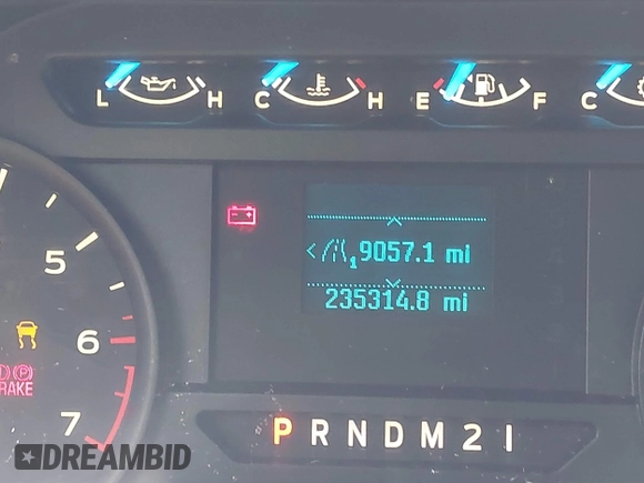 2016 Ford F-150 XL with VIN 1FTMF1CP1GKD40822, listed as a IAAI auction lot 42500934 with 235,314 mi miles and . Bid and sale history available at DreamBid. Image 15.