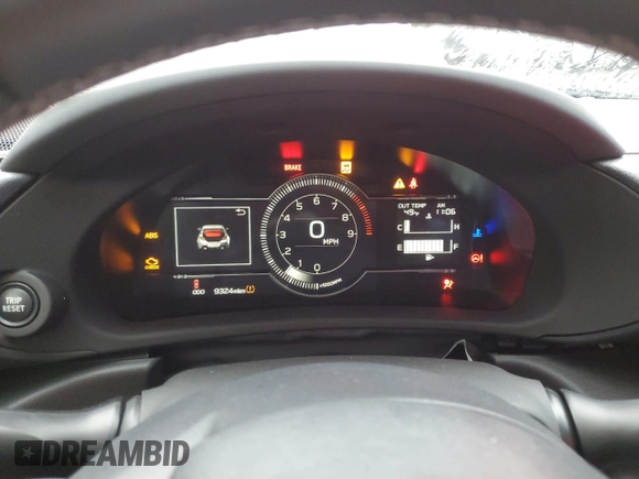 2023 Toyota 86 with VIN JF1ZNBB19P9765892, listed as a Copart auction lot 49554785 with 9,324 mi miles and Salvage title. Bid and sale history available at DreamBid. Image 9.