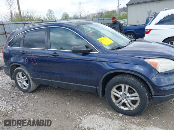 2010 Honda CR-V EX with VIN 5J6RE4H57AL100171, listed as a IAAI auction lot 42011419 with 194,989 mi miles. Bid and sale history available at carsss.com. Image 14.