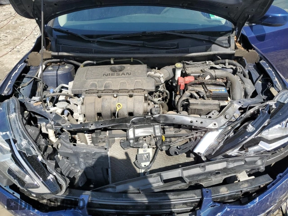2018 Nissan Sentra SV with VIN 3N1AB7AP5JL656317, listed as a Copart auction lot 53551205 with 83,292 mi miles and Salvage Title. Bid and sale history available at carsss.com. Image 11.