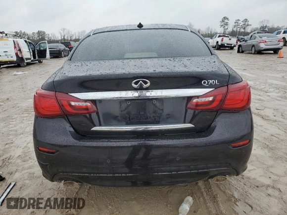 2015 Infiniti Q70 with VIN JN1BY1PPXFM600524, listed as a Copart auction lot 43150975 with 146,839 mi miles and Salvage title. Bid and sale history available at DreamBid. Image 6.