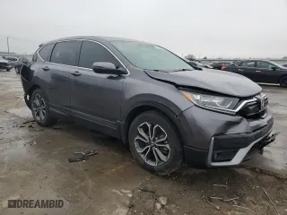 2021 Honda CR-V EX with VIN 2HKRW1H5XMH424869, listed as a Copart auction lot 43856035 with 0 mi miles and Salvage Title. Bid and sale history available at carsss.com. Image 4.