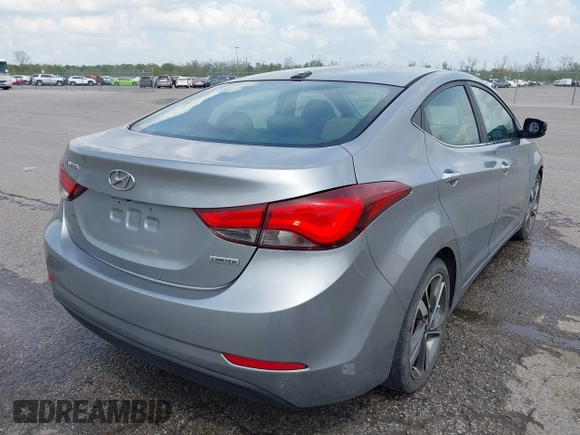2015 Hyundai Elantra SE z VIN 5NPDH4AE1FH572184, wystawiony jako IAAI lot #41891020 z przebiegiem 261 395 mil mil oraz . Historia ofert i sprzedaży dostępna na DreamBid. Obrazek 4.