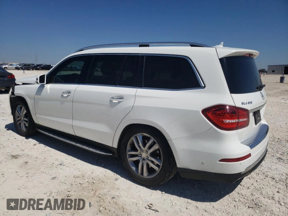 2017 Mercedes-Benz GLS 450 with VIN 4JGDF6EE2HA787624, listed as a Copart auction lot 70724374 with 74,145 mi miles and Salvage Title. Bid and sale history available at DreamBid. Image 2.
