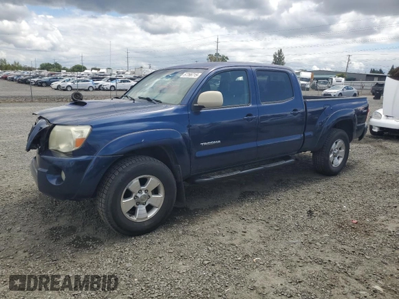 2005 Toyota Tacoma PreRunner with VIN 5TEKU72N55Z098139, listed as a Copart auction lot 57266715 with 144,890 mi miles and Salvage title. Bid and sale history available at DreamBid. Image 1.
