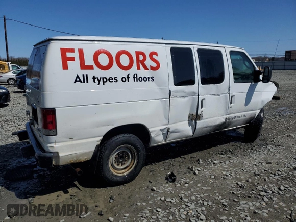 2011 Ford Econoline Cargo Commercial with VIN 1FTNE2EW2BDA57568, listed as a Copart auction lot 51213515 with 351,242 mi miles and Salvage Title. Bid and sale history available at carsss.com. Image 3.
