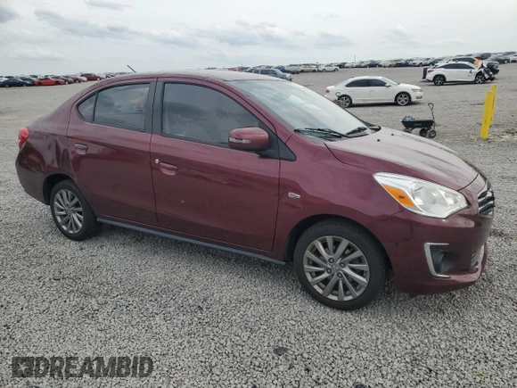 2019 Mitsubishi Mirage SE z VIN ML32F4FJ8KHF15899, wystawiony jako Copart lot #51231325 z przebiegiem 73 569 mil mil oraz Szkoda całkowita • Salvage title. Historia ofert i sprzedaży dostępna na DreamBid. Obrazek 4.