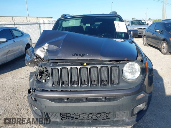 2018 Jeep Renegade Latitude with VIN ZACCJABB8JPH53592, listed as a IAAI auction lot 42527616 with 152,811 mi miles and . Bid and sale history available at DreamBid. Image 12.