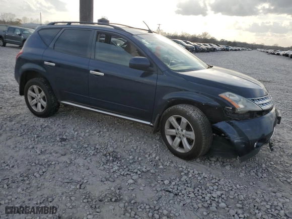 2006 Nissan Murano SL with VIN JN8AZ08WX6W546348, listed as a Copart auction lot 49242085 with 176,209 mi miles and Salvage Title. Bid and sale history available at carsss.com. Image 4.
