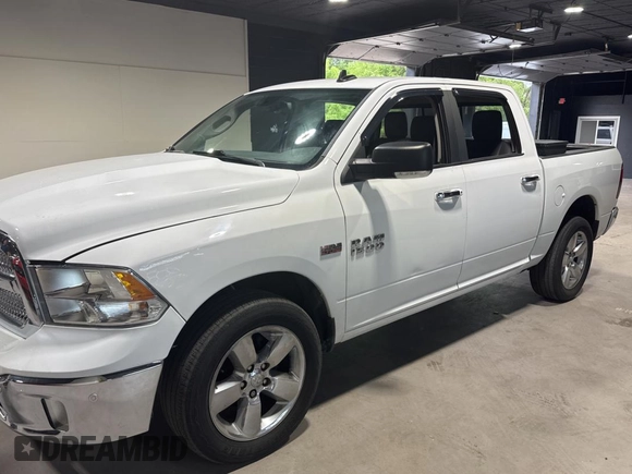 2018 Ram 1500 Big Horn with VIN 3C6RR7LT3JG196757, listed as a Copart auction lot 64101635 with 63,066 mi miles and Clean title. Bid and sale history available at DreamBid. Image 2.