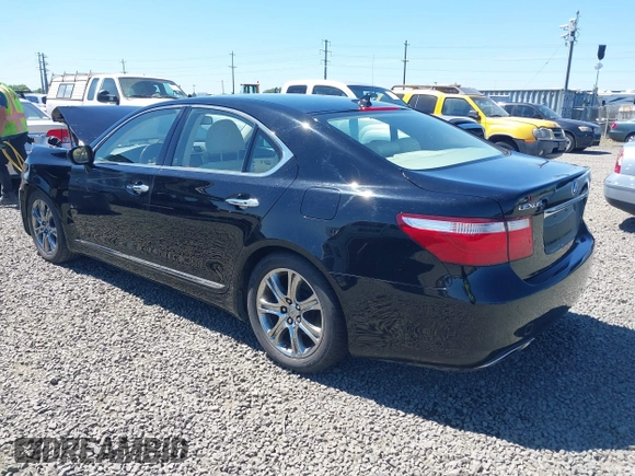 2007 Lexus LS 460 with VIN JTHBL46F775028750, listed as a IAAI auction lot 42381110 with 59,941 mi miles and . Bid and sale history available at DreamBid. Image 3.