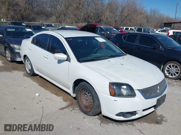 2011 Mitsubishi Galant ES with VIN 4A32B3FF0BE033468, listed as a IAAI auction lot 41666496 with 179,562 mi miles. Bid and sale history available at carsss.com. Image 1.