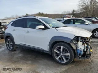 2018 Hyundai Kona Limited with VIN KM8K3CA59JU168320, listed as a Copart auction lot 45940545 with 95,471 mi miles and Salvage Title. Bid and sale history available at carsss.com. Image 4.