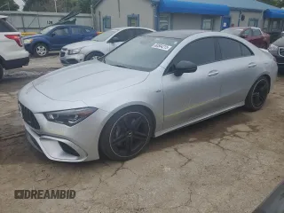 2021 Mercedes-Benz CLA 45 AMG with VIN W1K5J5DB0MN189937, listed as a Copart auction lot 60504215 with Not provided miles and Salvage title. Bid and sale history available at DreamBid. Image 1.