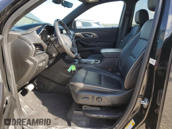 2022 Chevrolet Traverse Premier with VIN 1GNERKKWXNJ186552, listed as a Copart auction lot 72372654 with 0 mi miles and Salvage Title. Bid and sale history available at carsss.com. Image 7.