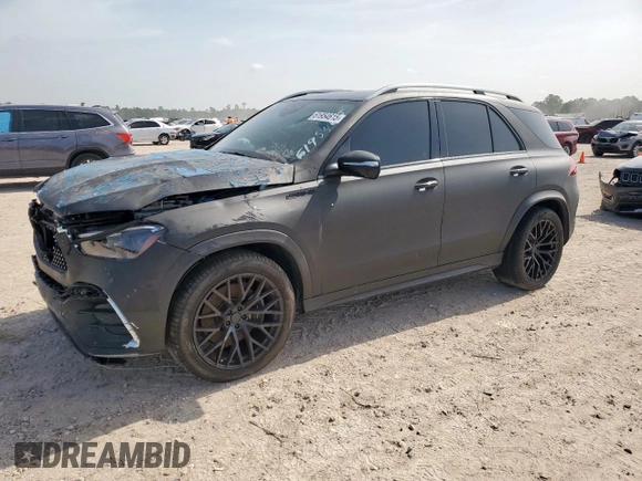 2024 Mercedes-Benz GLE 450 with VIN 4JGFB5KB8RB122828, listed as a Copart auction lot 61954615 with 9,329 mi miles and Salvage title. Bid and sale history available at DreamBid. Image 1.